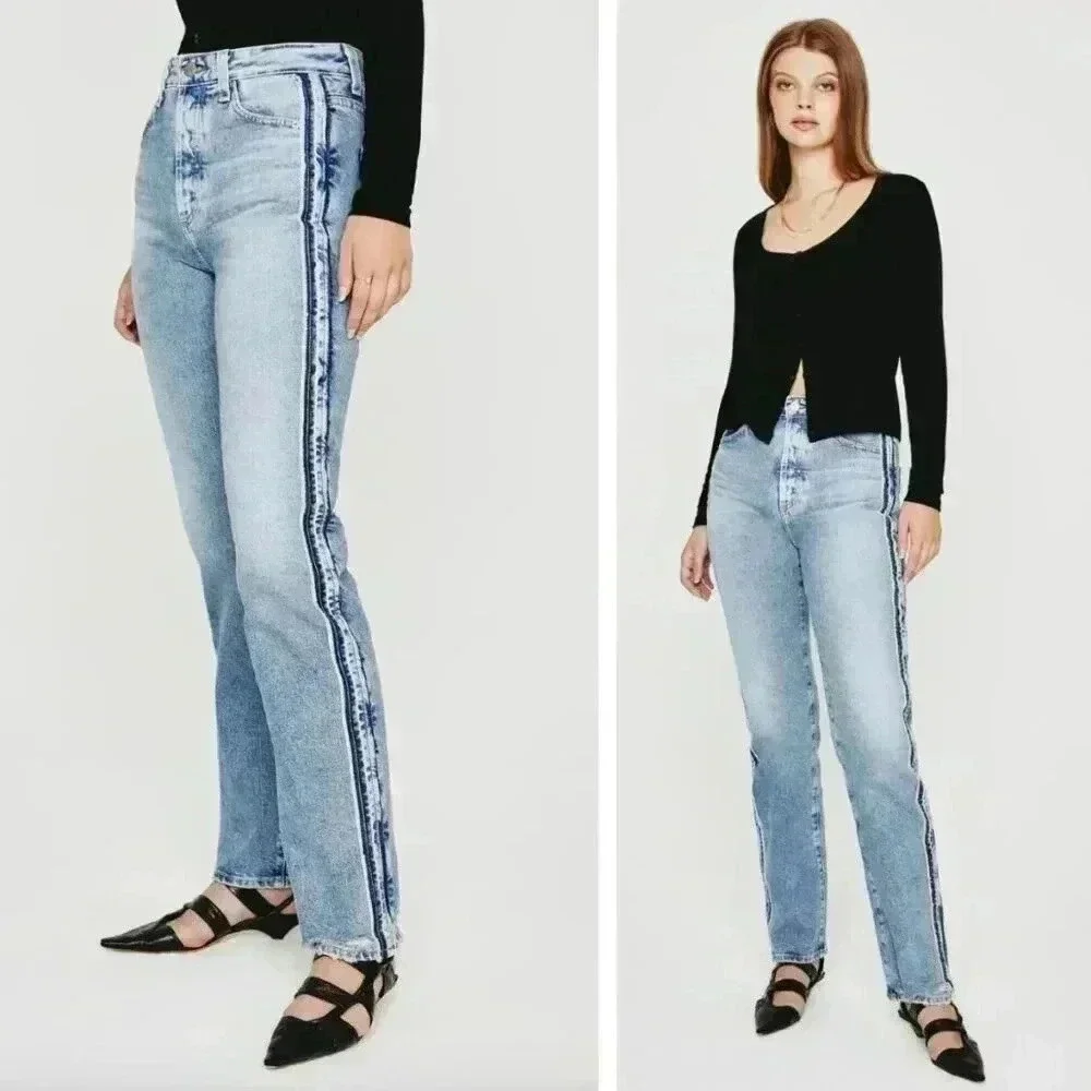 AG Adriano Goldschmied Alexxis 360 Straight Leg Jeans 18 Years Presto